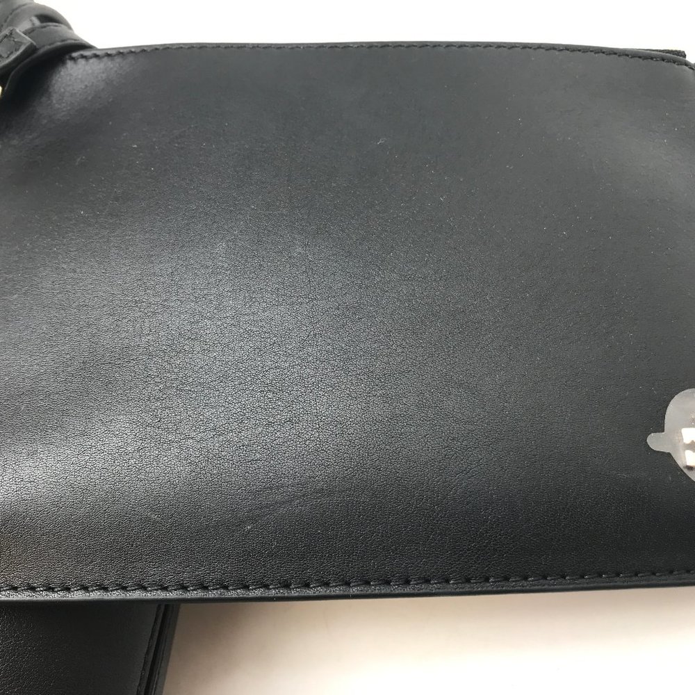 Tory Burch Block-T Tote Bag | Purse | Designer | Fashion Bag | Black - Picture 7 of 12